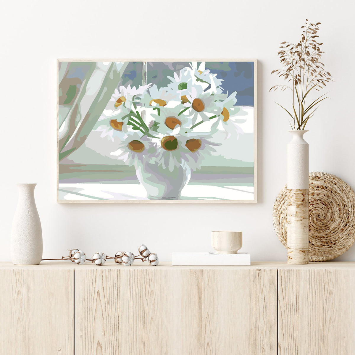 Painting by numbers - Flowers 4637