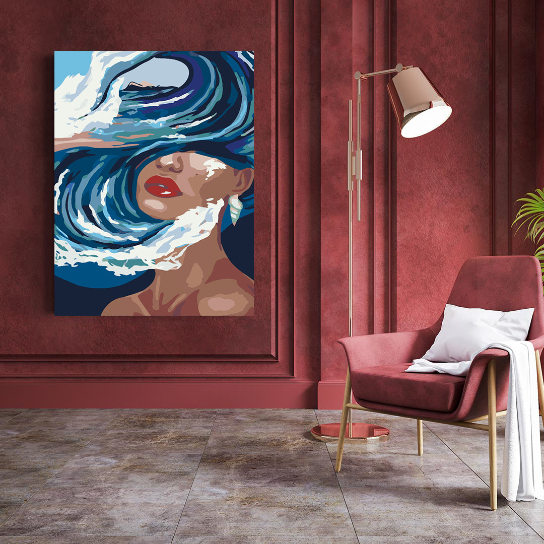 Painting by numbers - Woman Portrait 4638