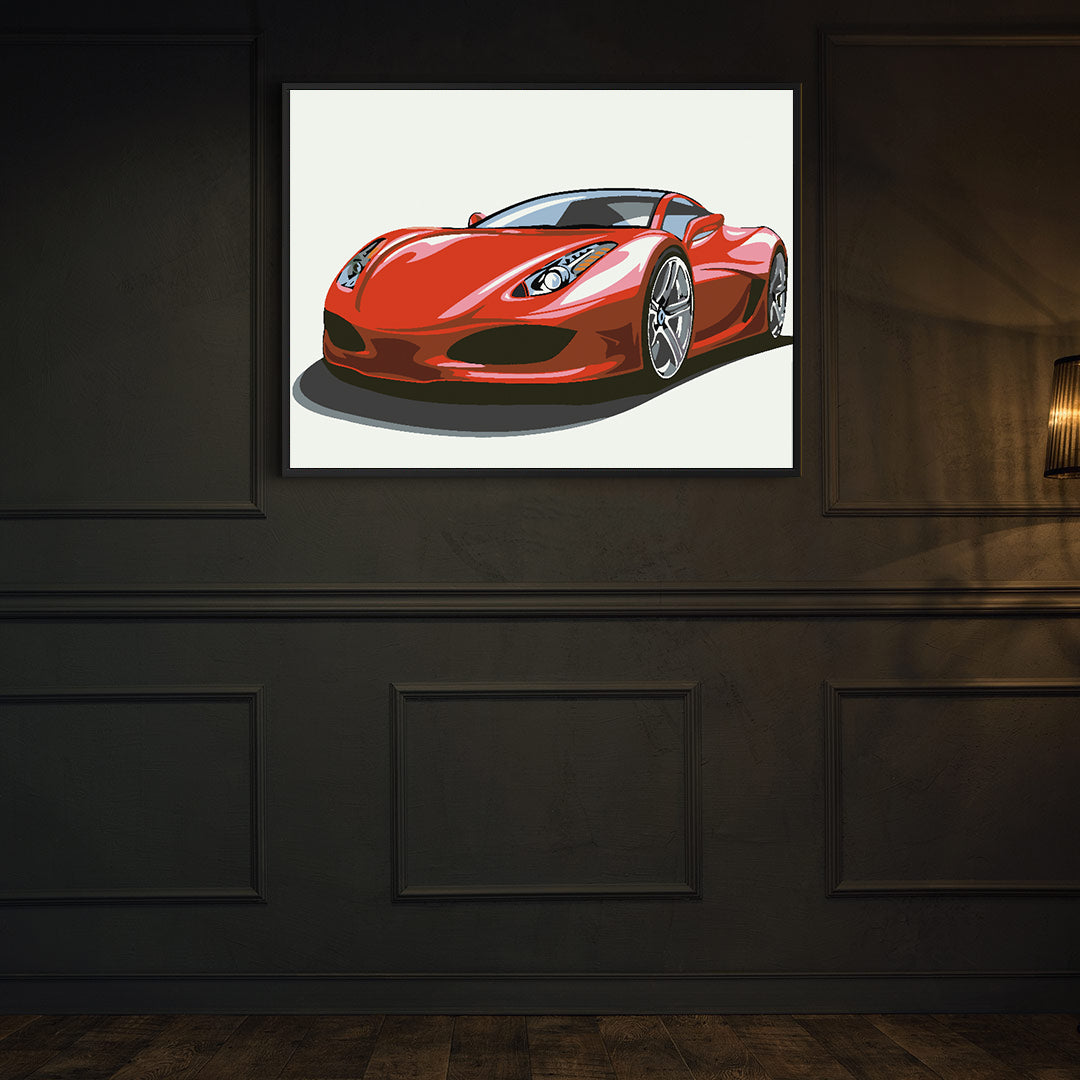 Paint by numbers - Ferrari Red 4639