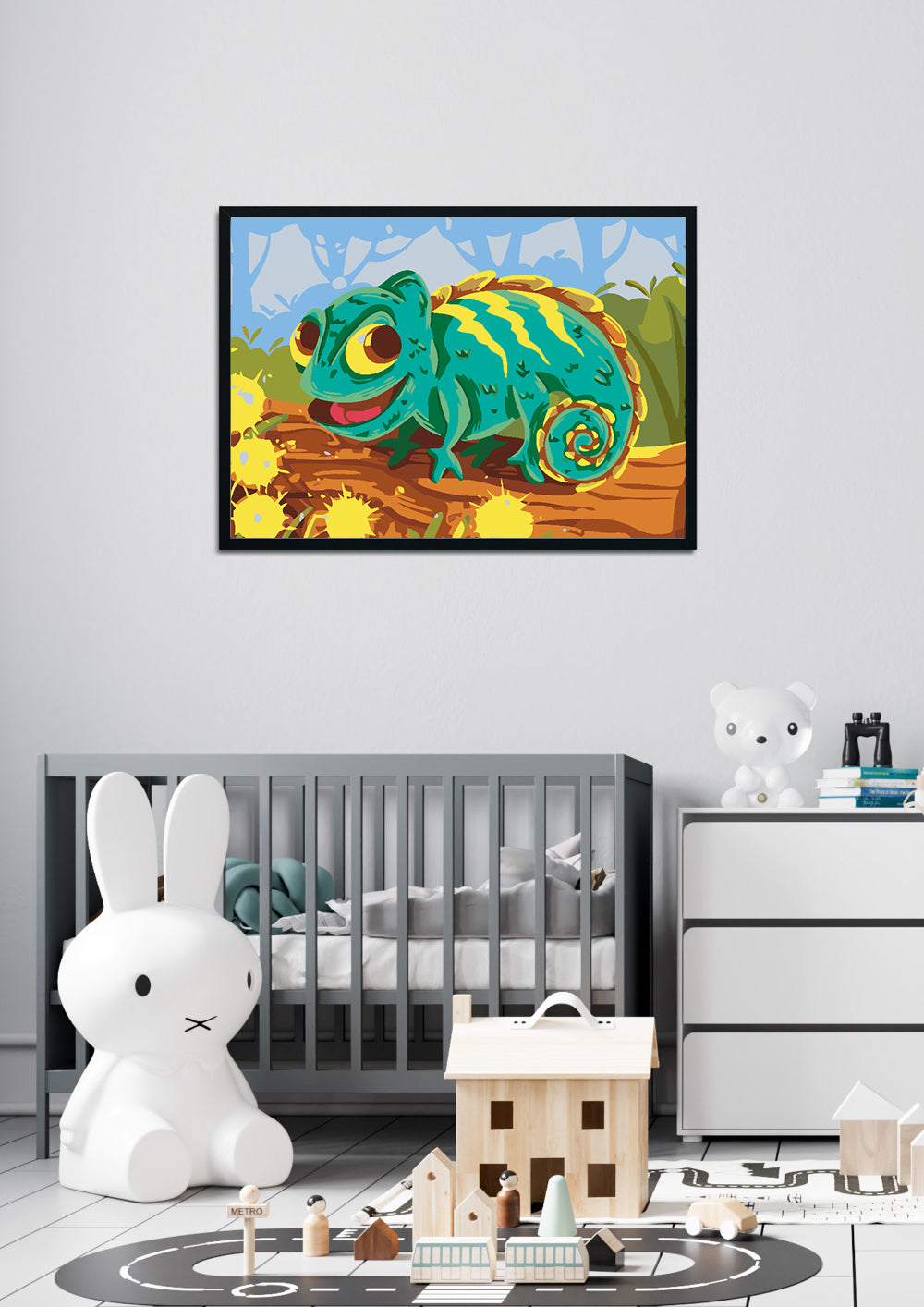 Painting by numbers - Chameleon 4649
