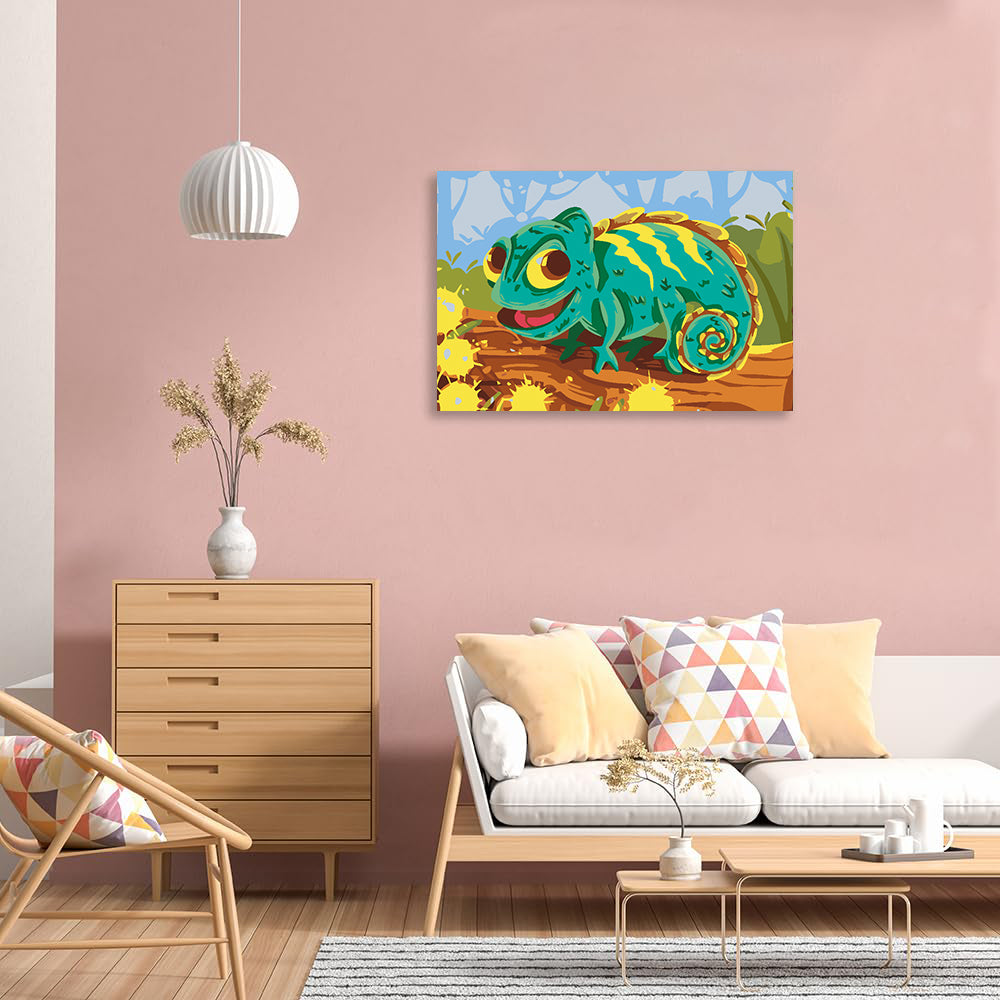 Pictura pe numere - Cameleon 4649