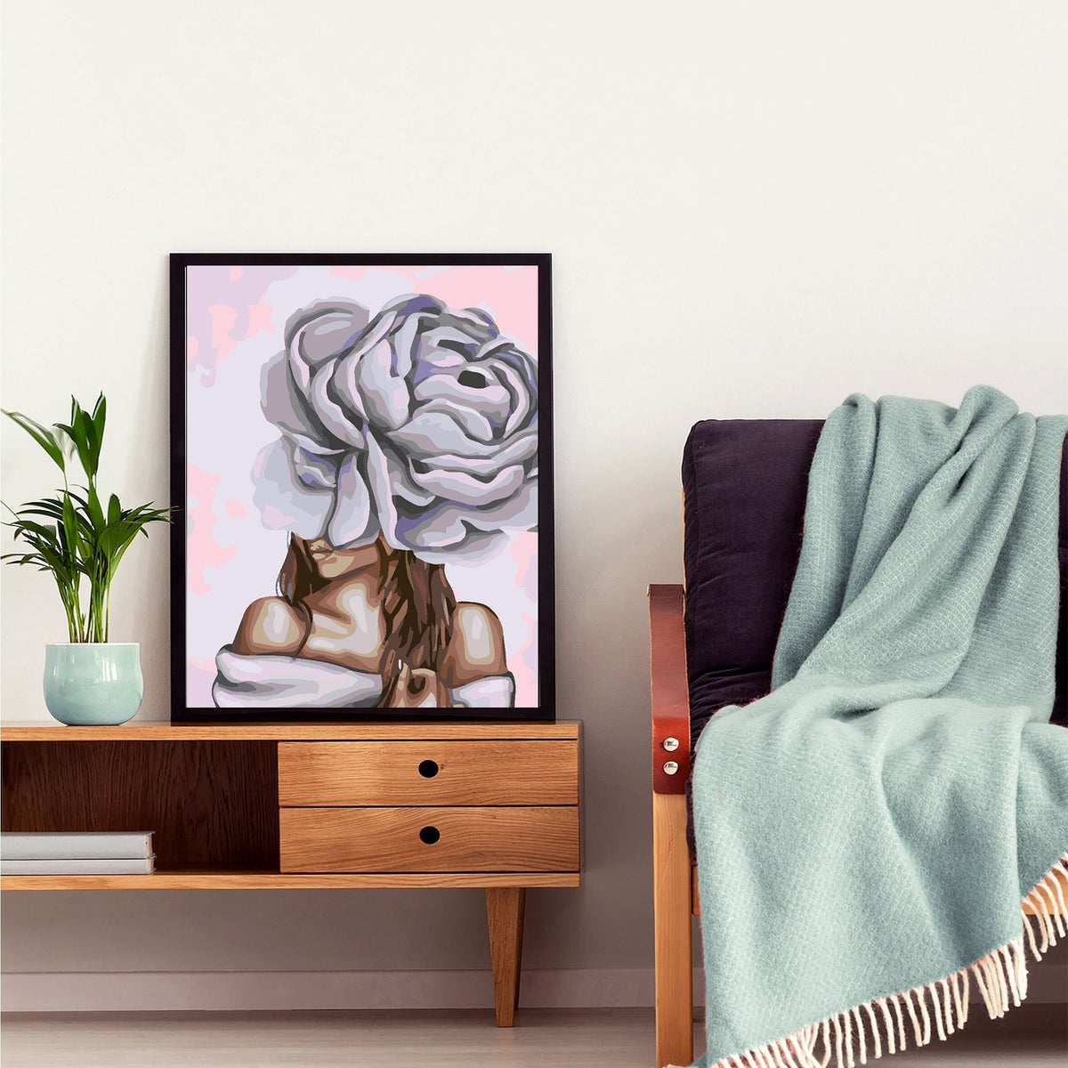 Painting by numbers - Flower Head 4650