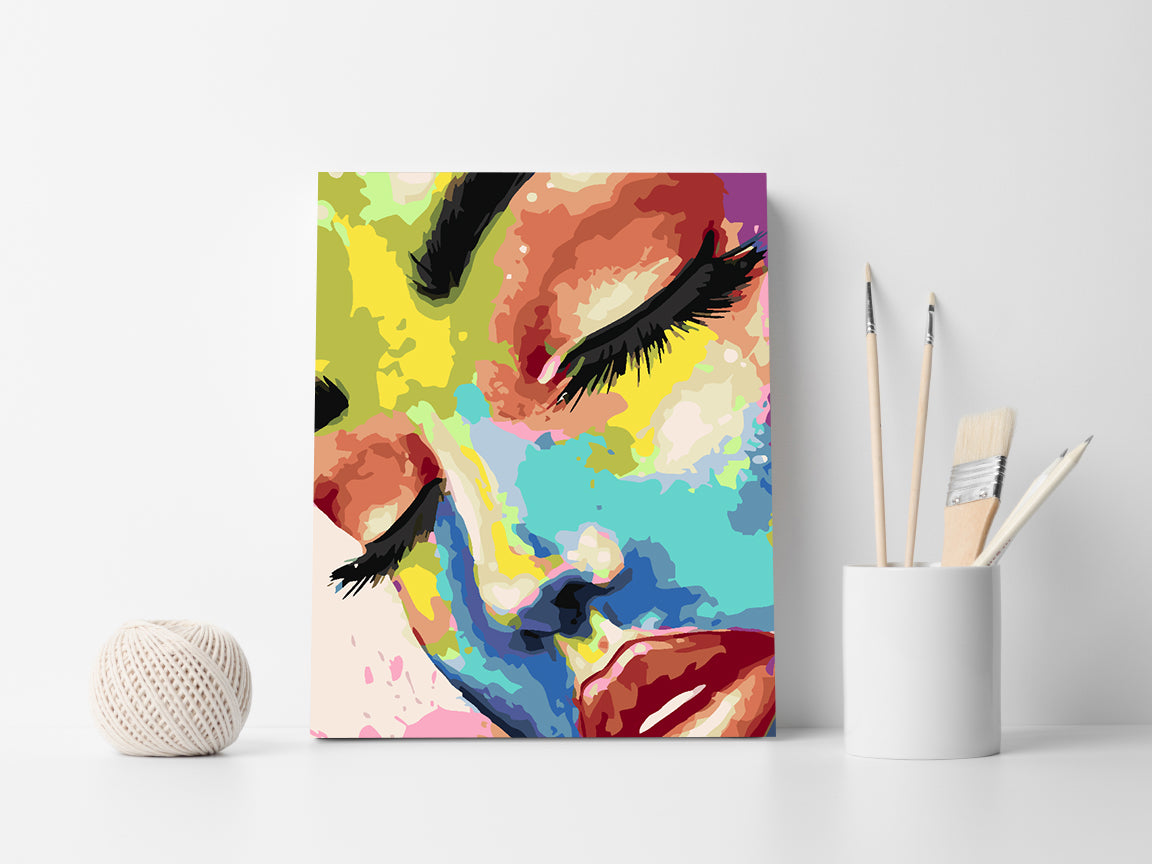 Pictura pe numere - Femeie Portret 4651