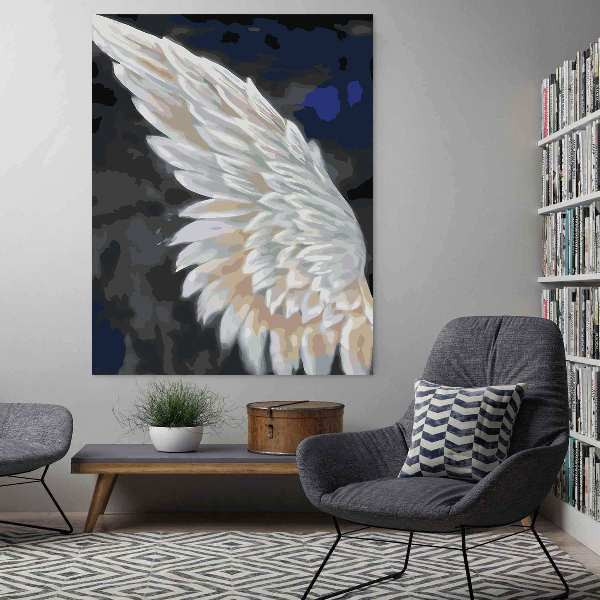 Pictura pe numere - Aripa Alba 4658