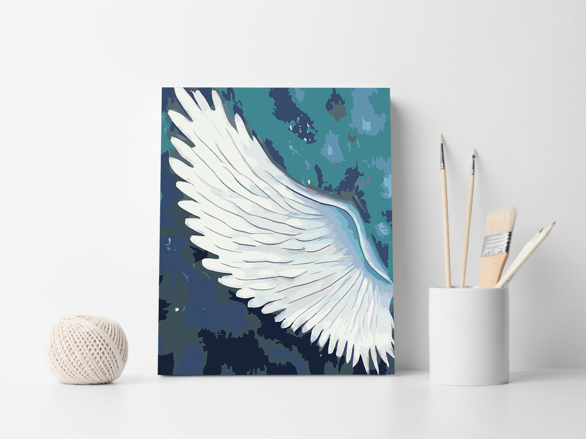 Paint by numbers - White Wing 4660