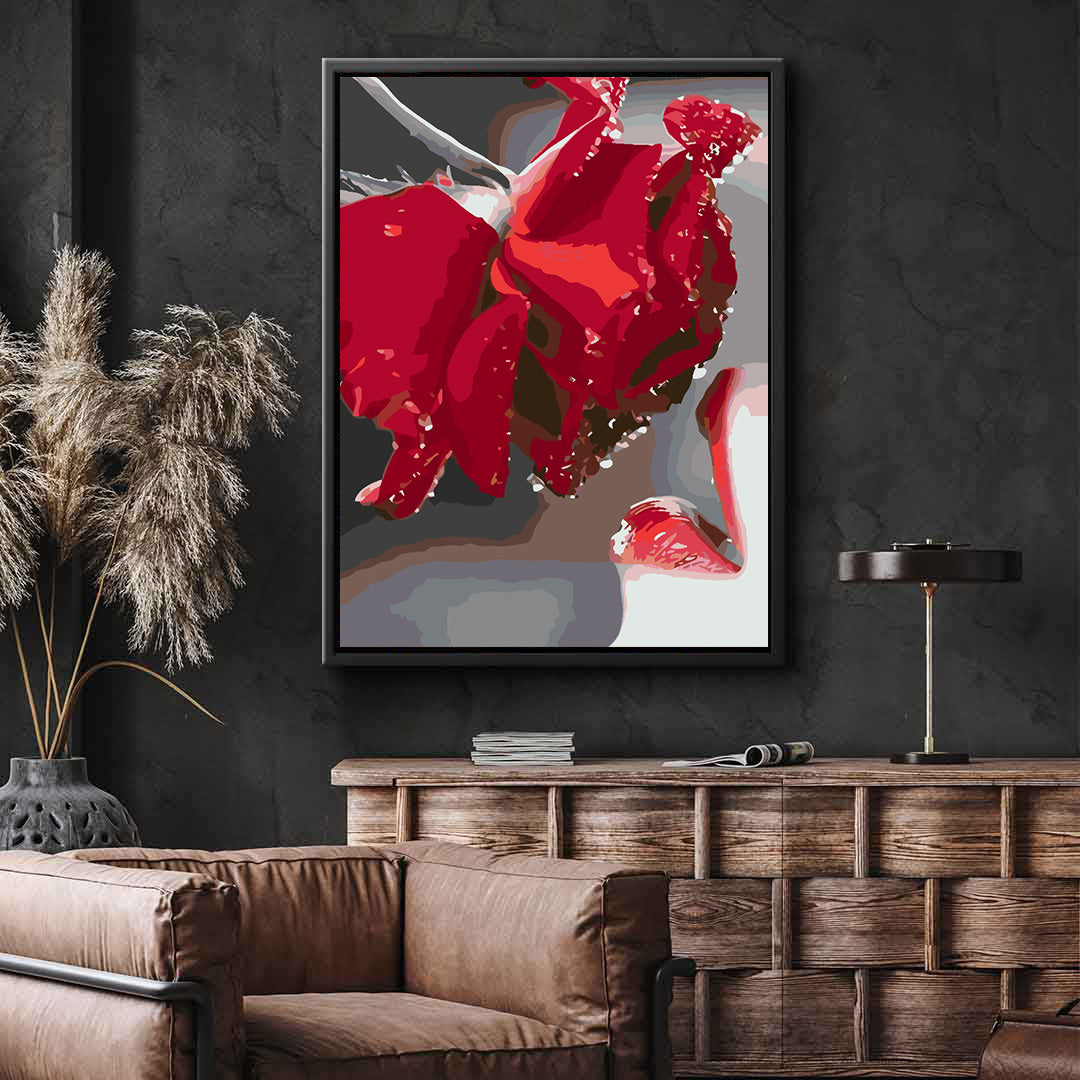 Pictura pe numere - Flori in Vaza 4662