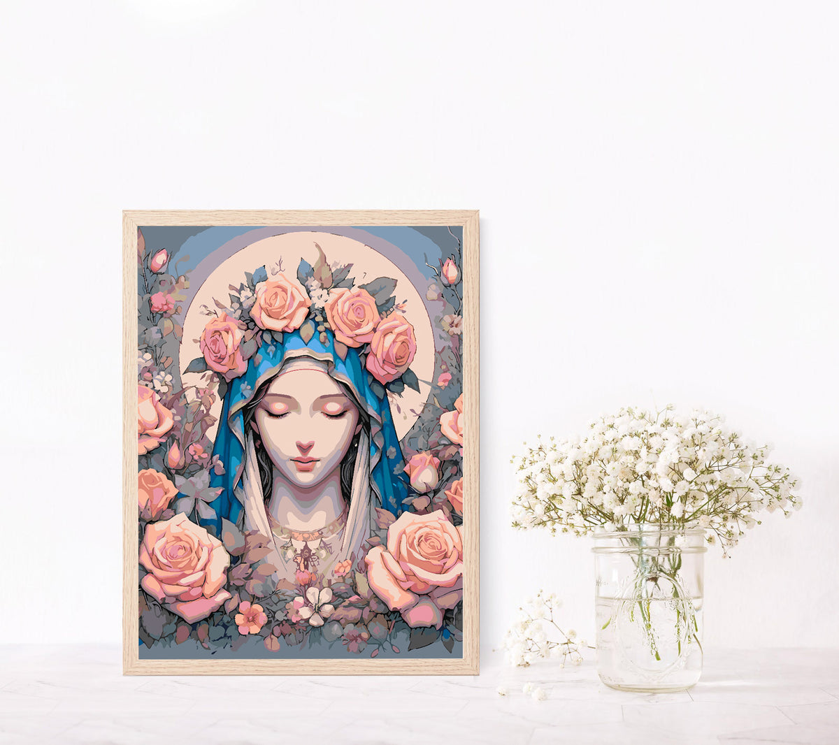 Painting by numbers - Flower Head 4663