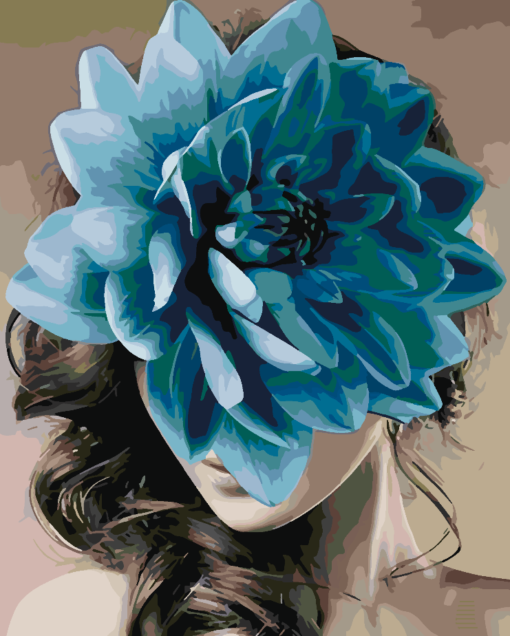 Painting by numbers - Flower Head 4680