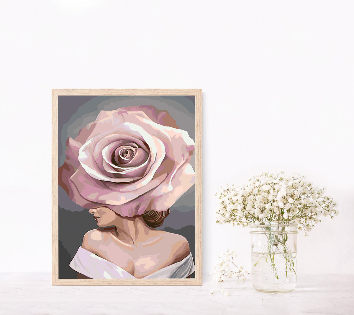 Painting by numbers - Flower Head 4683