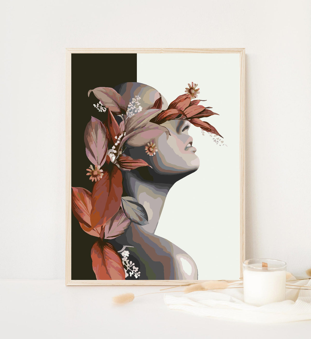 Painting by numbers - Flower Head 4684
