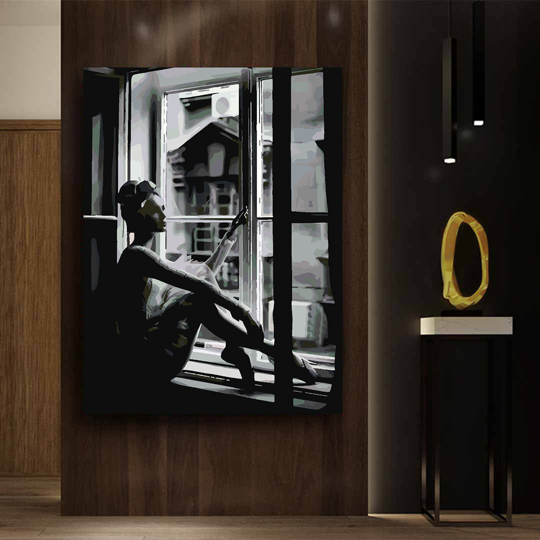 Paint by numbers - Woman at the Window 4686