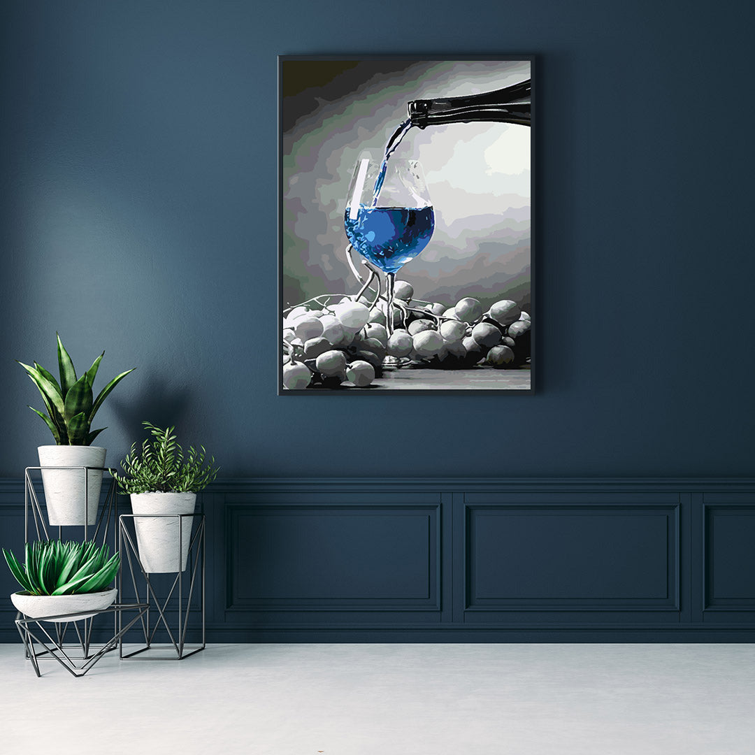 Paint by numbers - Glass of Sparkling Wine 4691