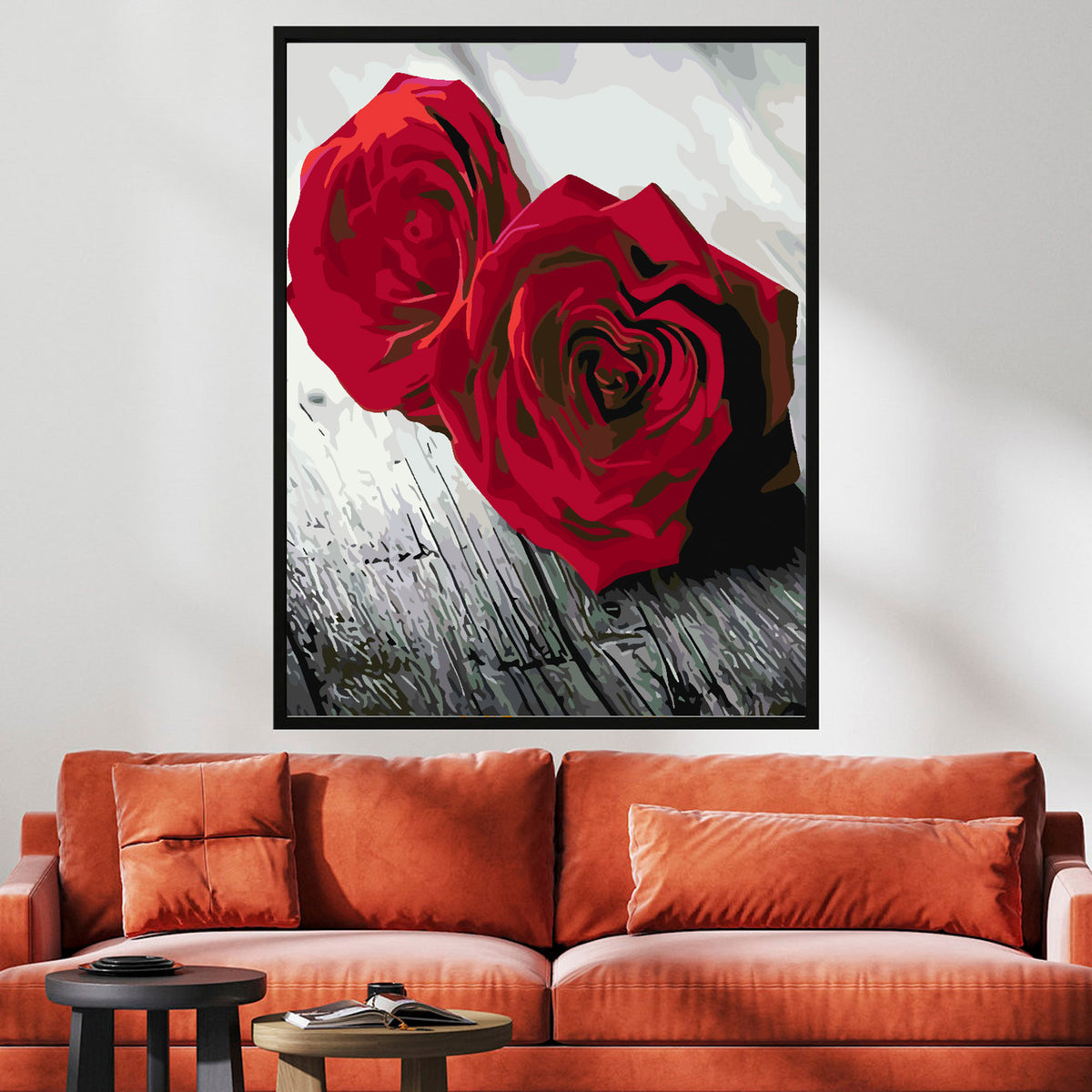 Paint by numbers - Red Roses 4705