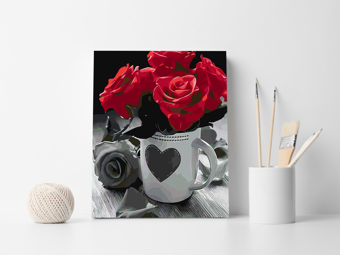 Paint by numbers - Red Roses 4706