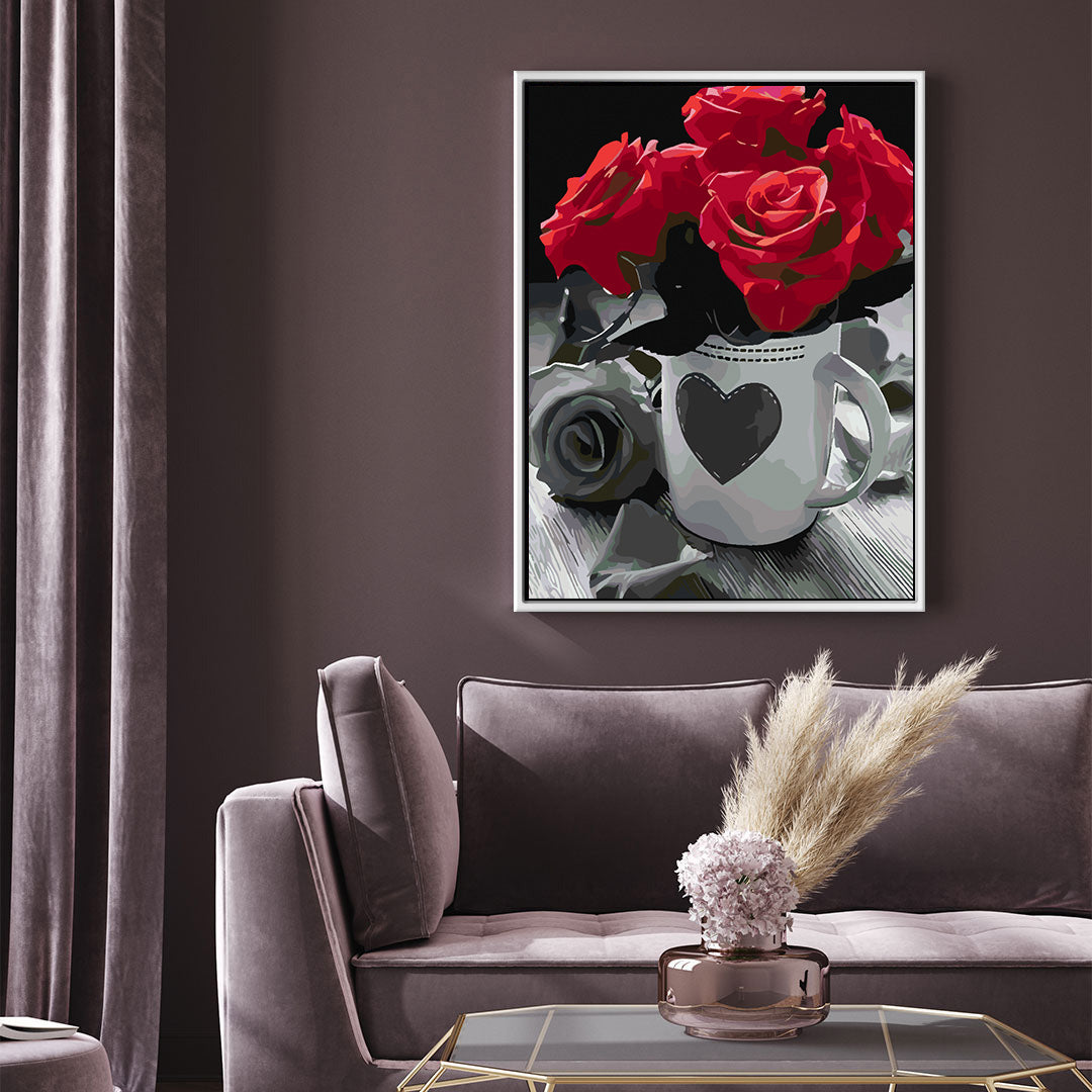 Paint by numbers - Red Roses 4706