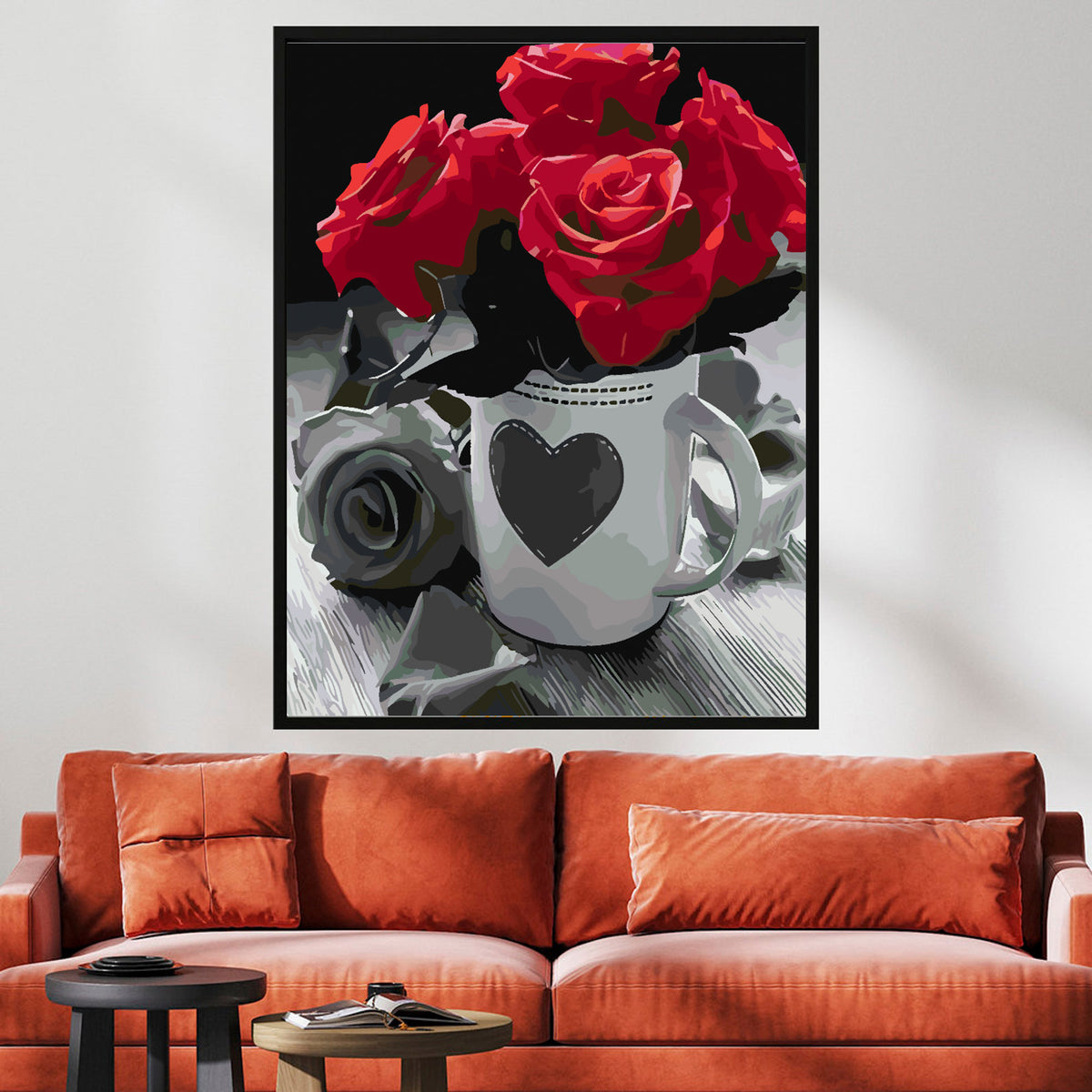 Paint by numbers - Red Roses 4706
