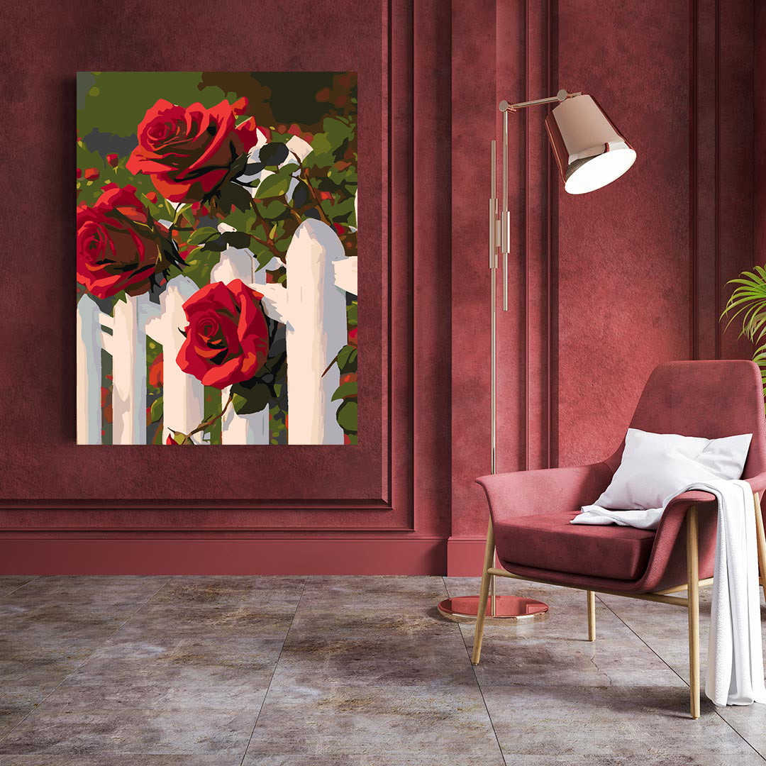 Paint by numbers - Red Roses 4707