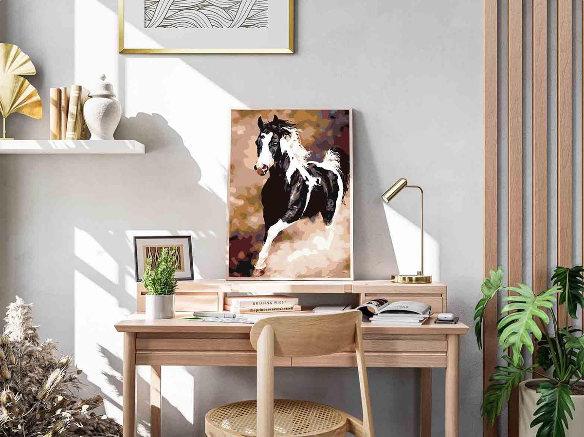 Black and white abstract pattern