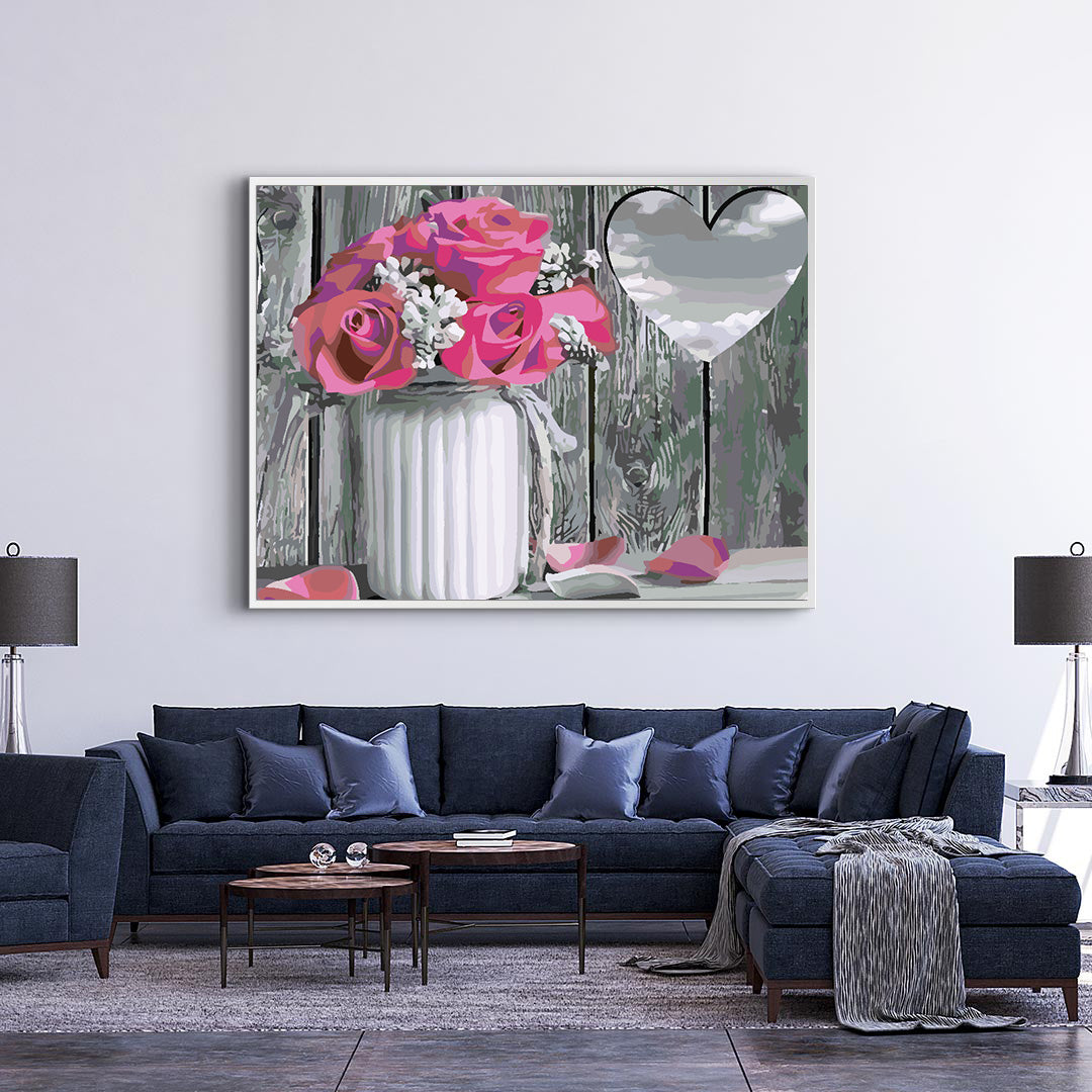 Paint by numbers - Flowers in a Vase 4713