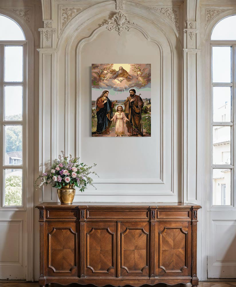 Pictura pe Numere – Familia Sfanta 4725