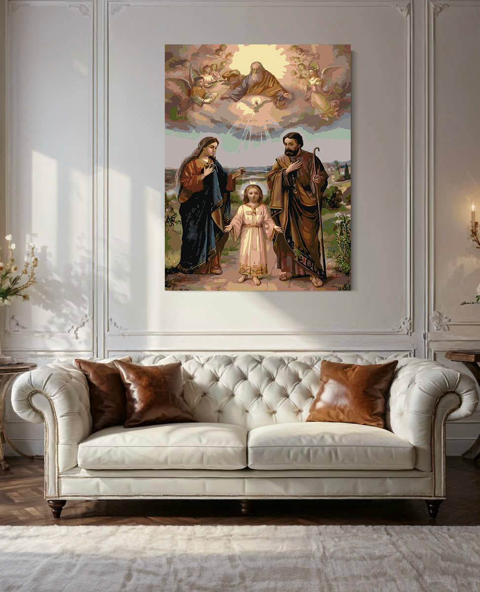 Pictura pe Numere – Familia Sfanta 4725