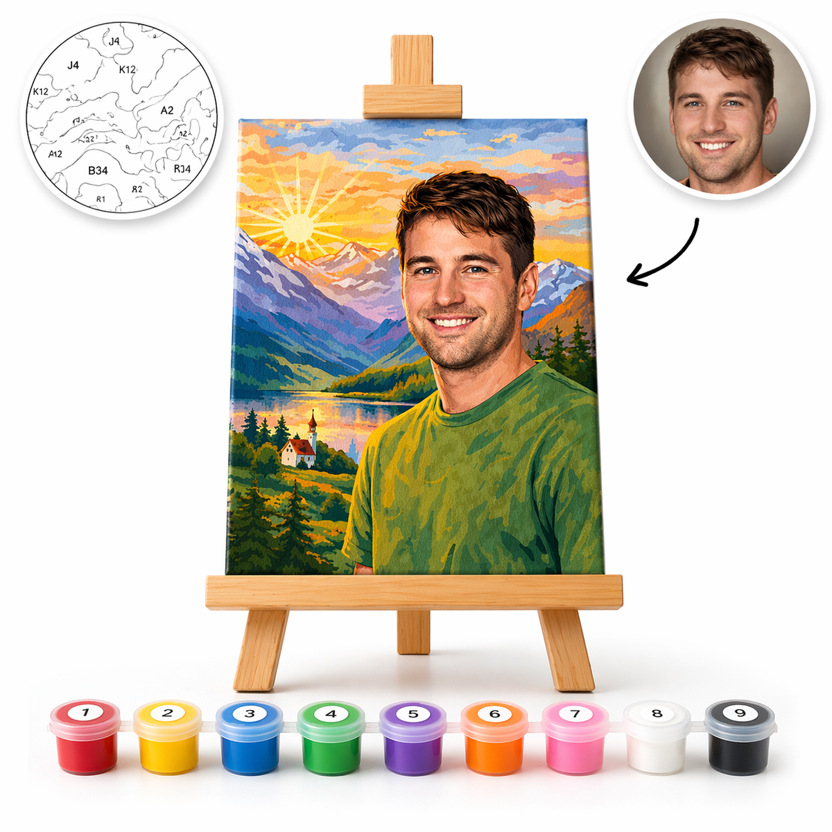 Pictura Personalizata pe Numere – O Noua Zi