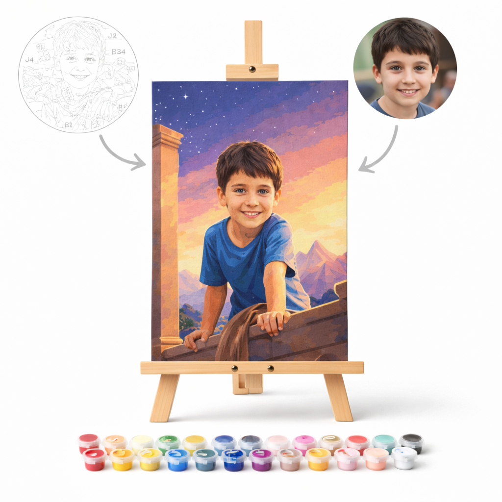Pictura Personalizata pe Numere – Lumina Amurgului