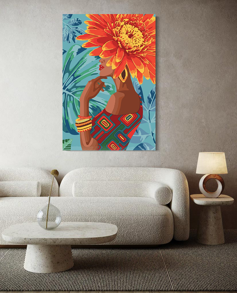 Pictura pe Numere - FlowerHead 6003