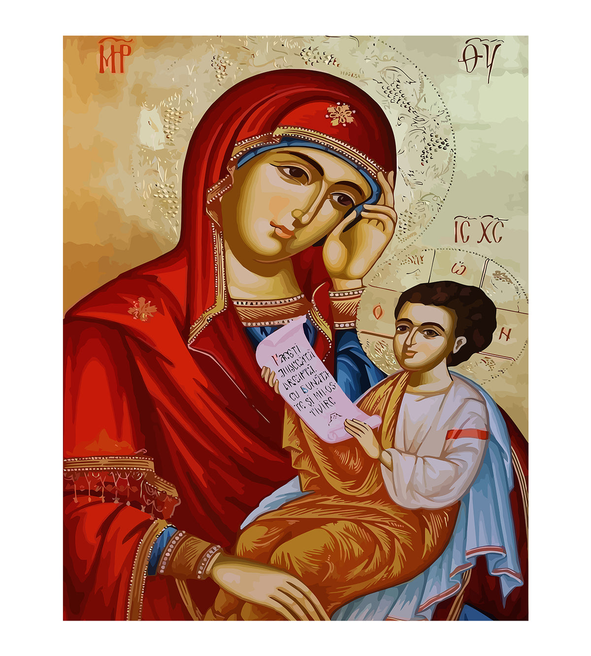 Pictura pe Numere – Maica Domnului 6017