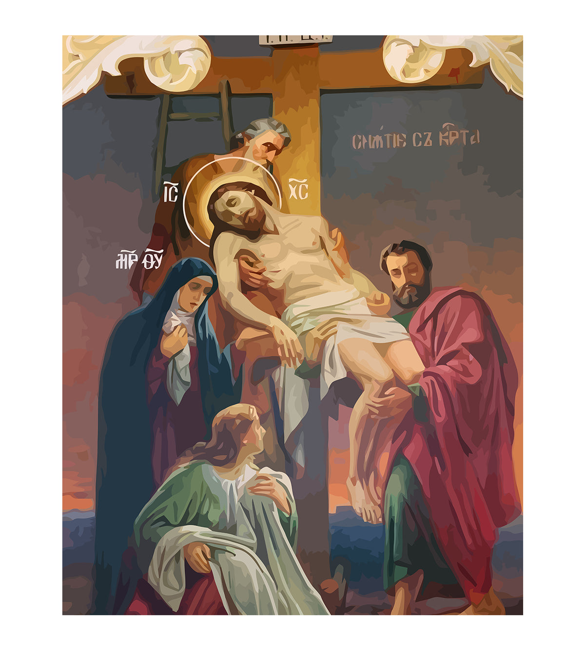 Pictura pe Numere – Isus Hristos Pe Sfanta Cruce 6034