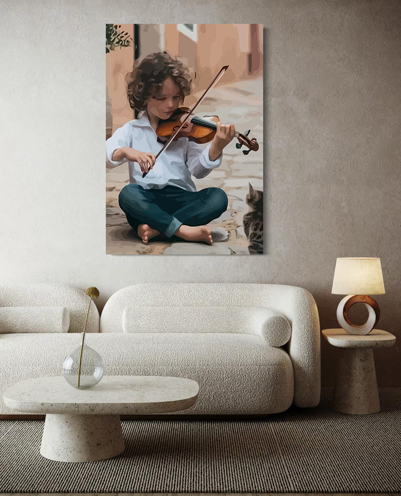 Pictura pe Numere - Micul Cantaret