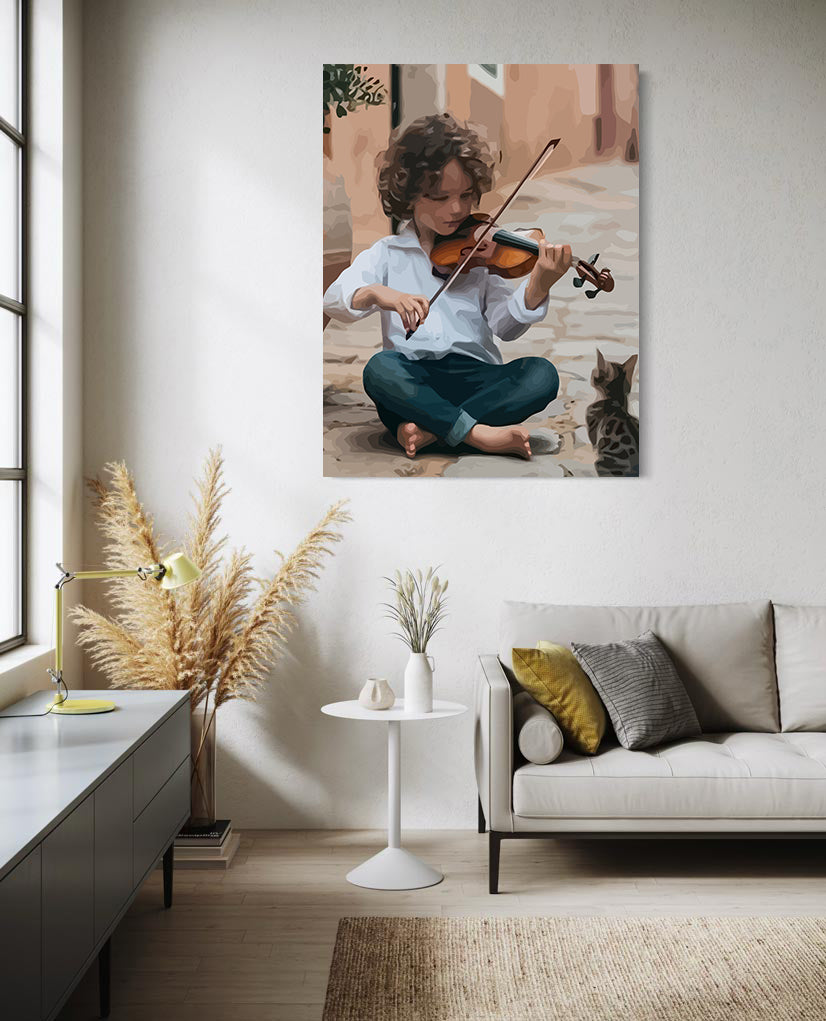 Pictura pe Numere - Micul Cantaret