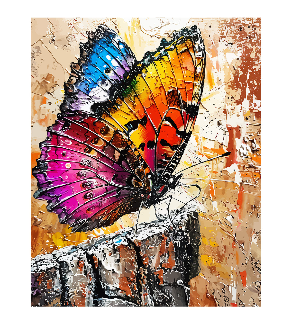 Pictura pe Numere - Fluture 6046