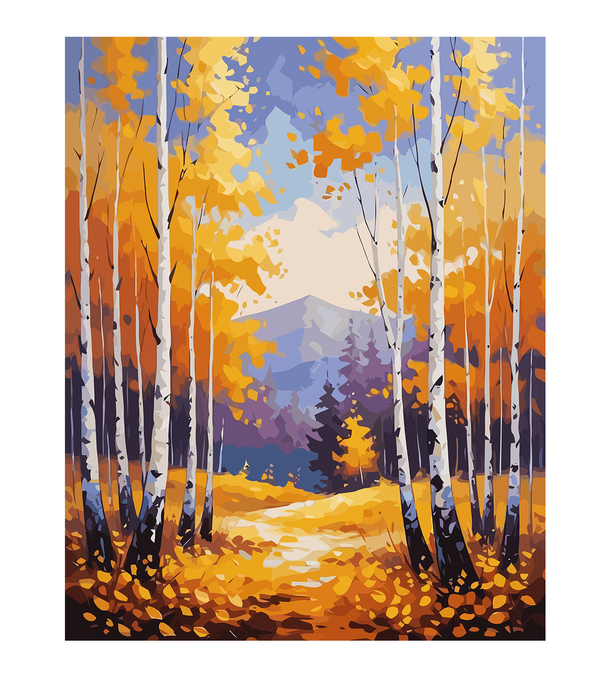 Pictura pe Numere – Peisaj de Toamna 6062