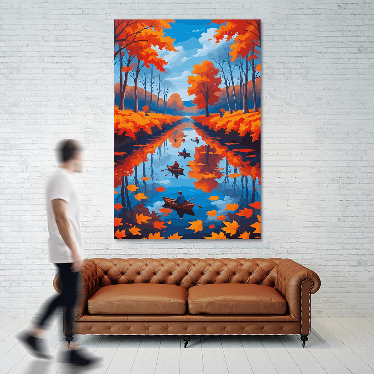 Pictura pe Numere – Peisaj de Toamna 6064