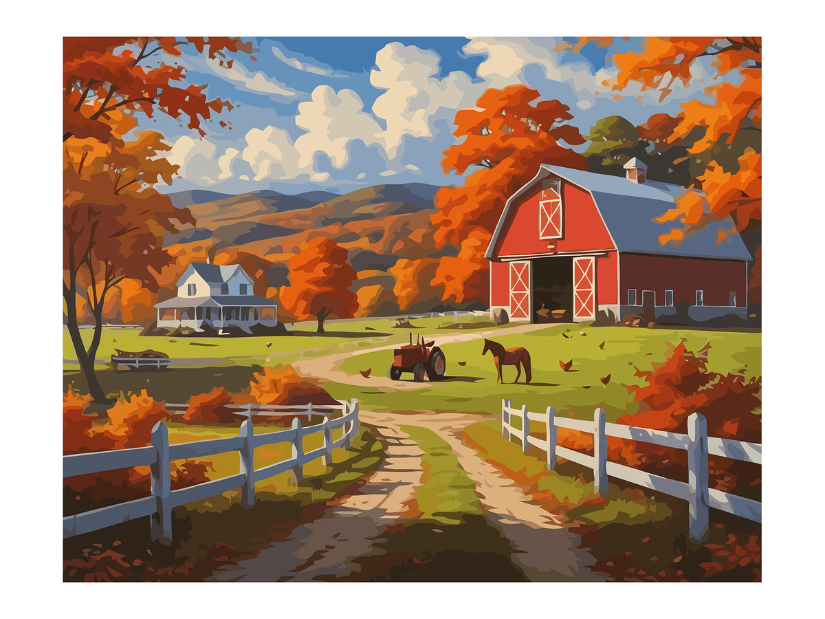 Pictura pe Numere – Toamna la Ferma 6070