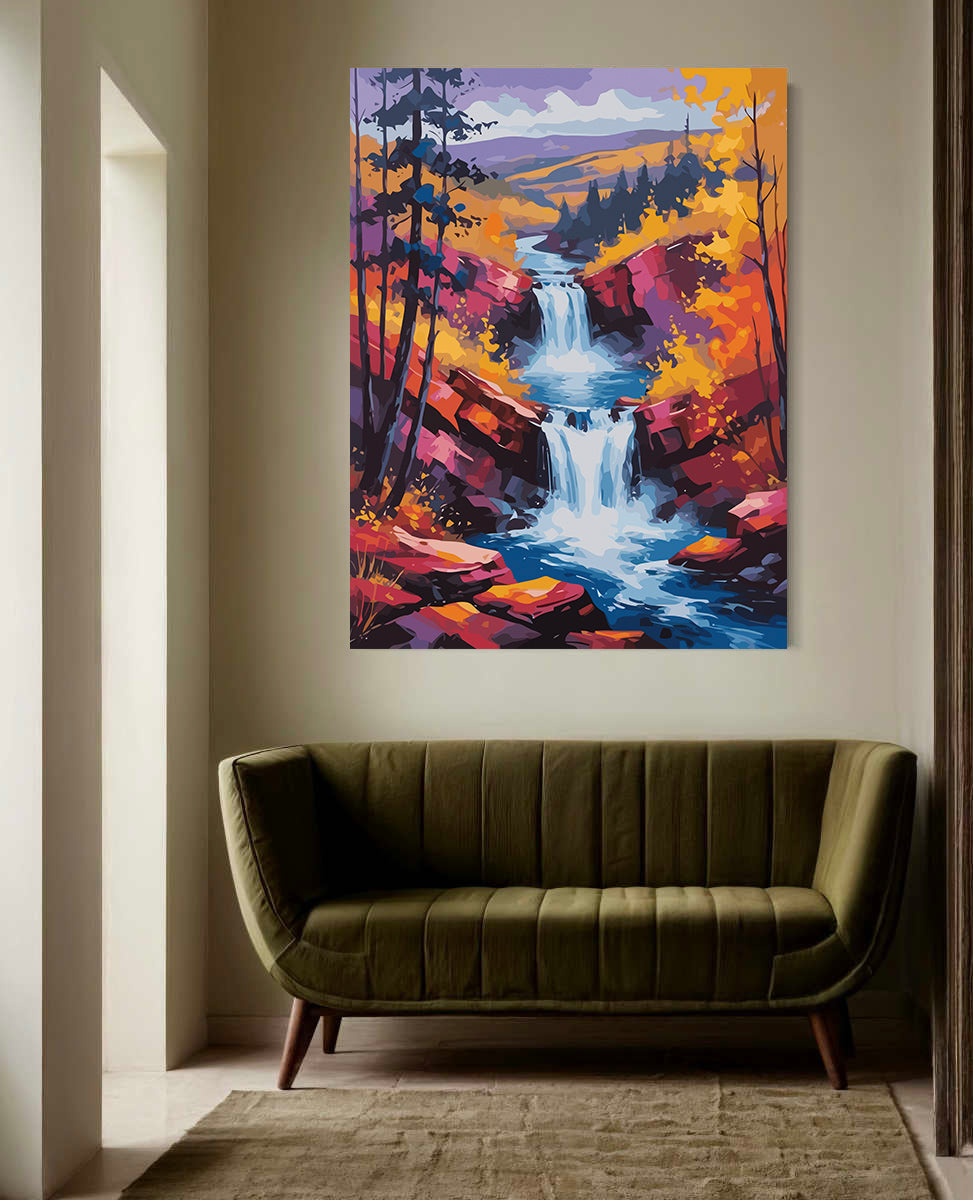 Pictura pe Numere – Peisaj de Toamna 6078