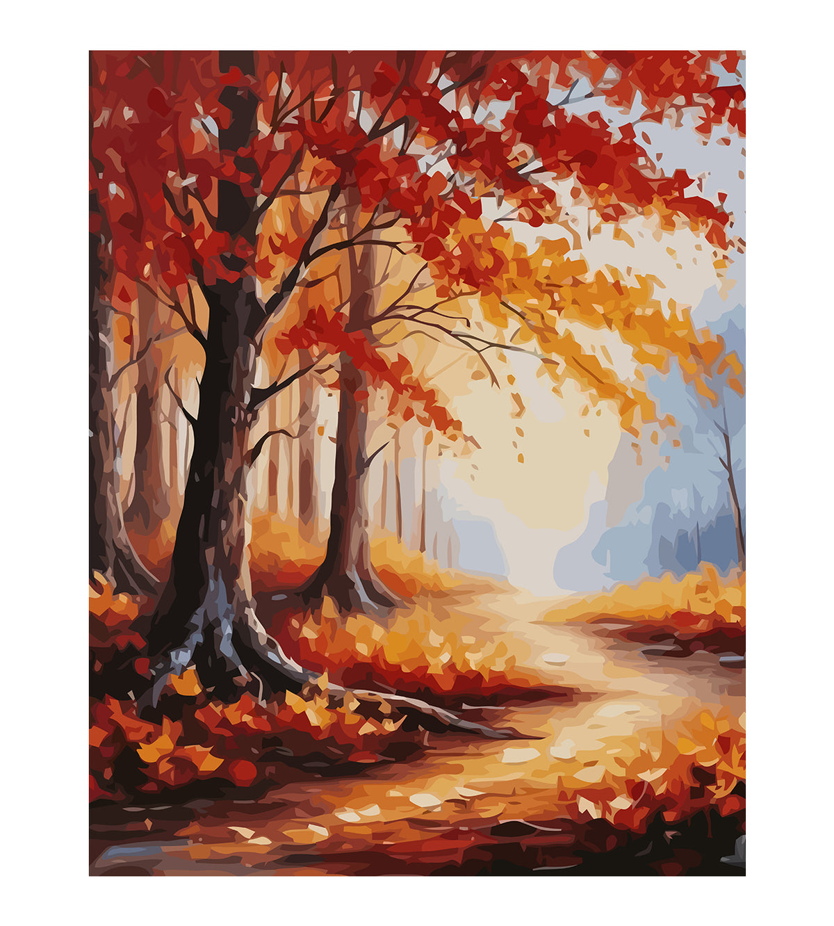 Pictura pe Numere – Peisaj de Toamna 6081
