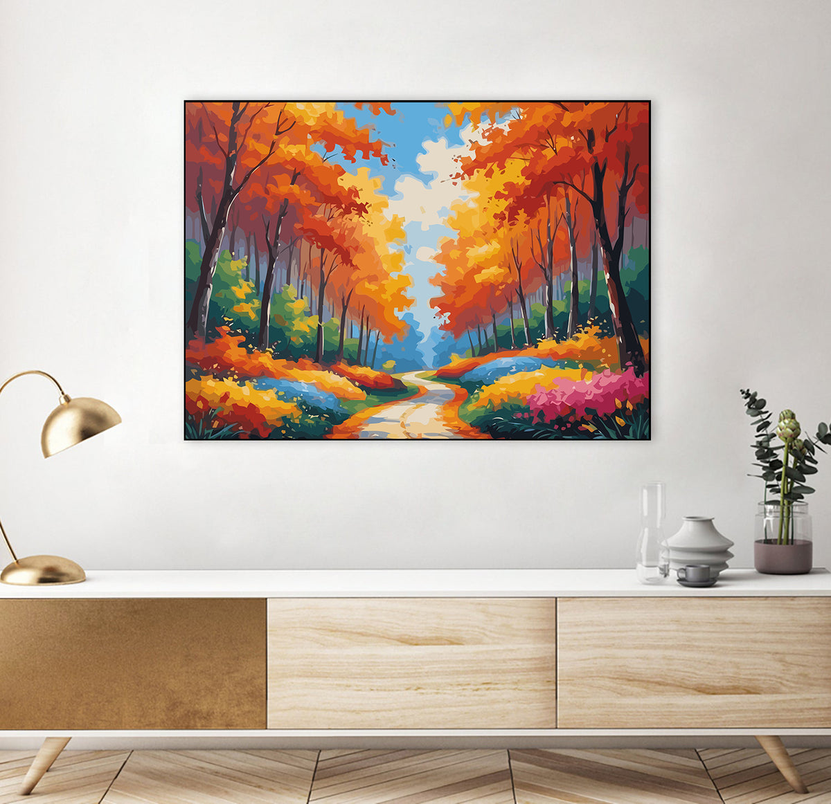 Pictura pe Numere – Peisaj de Toamna 6083
