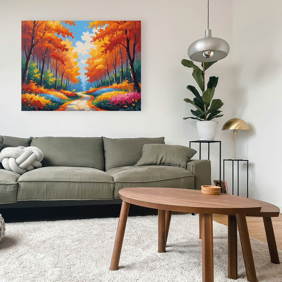 Pictura pe Numere – Peisaj de Toamna 6083