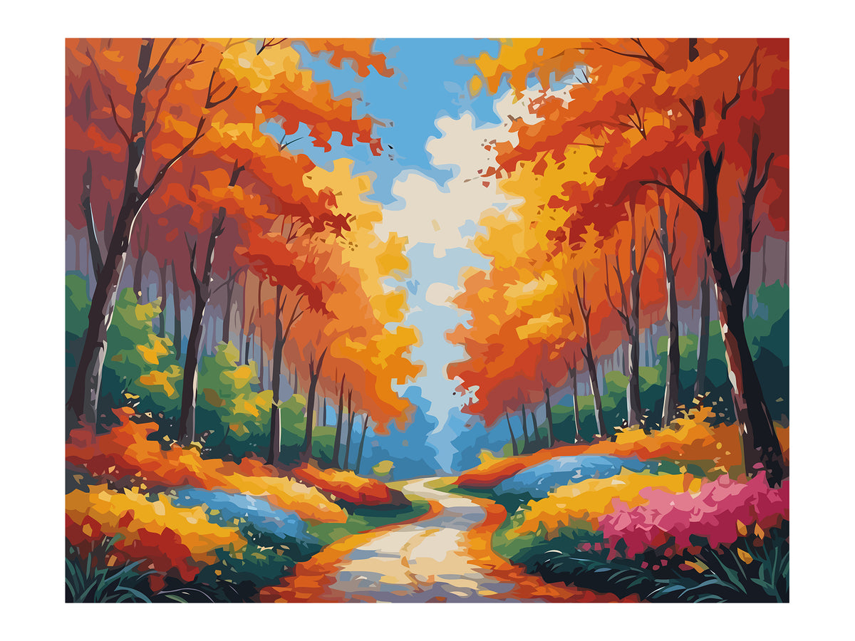 Pictura pe Numere – Peisaj de Toamna 6083