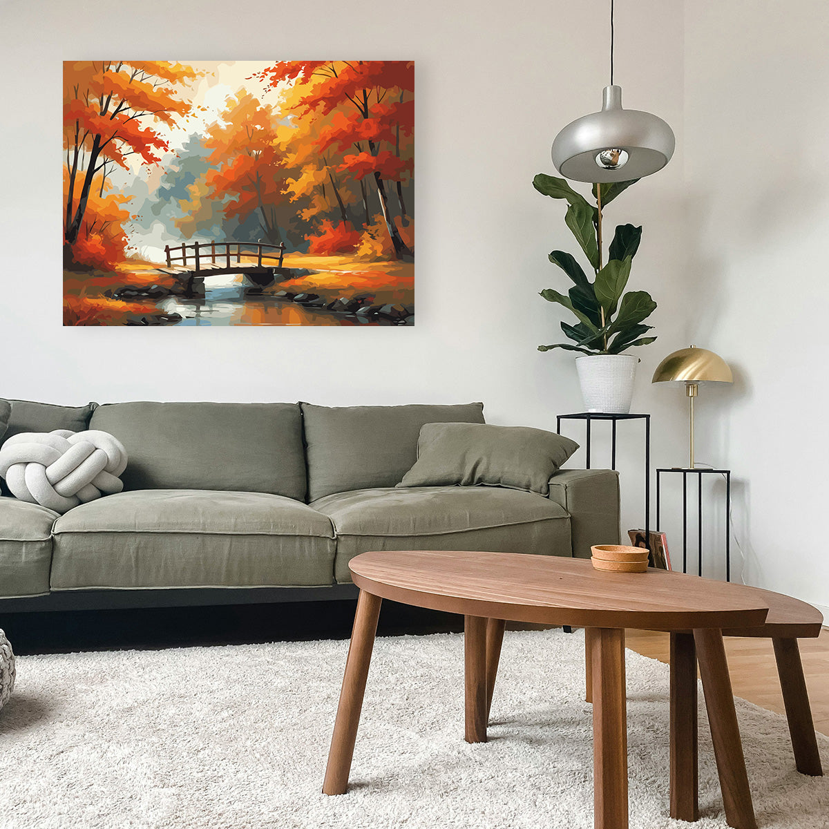 Pictura pe Numere – Peisaj de Toamna 6085