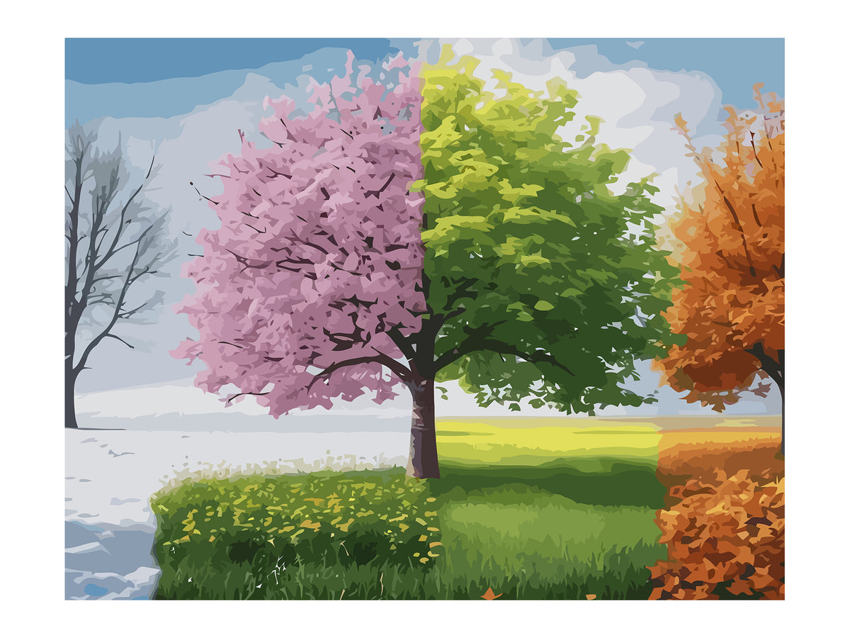 Pictura pe Numere – Patru Anotimpuri 6087