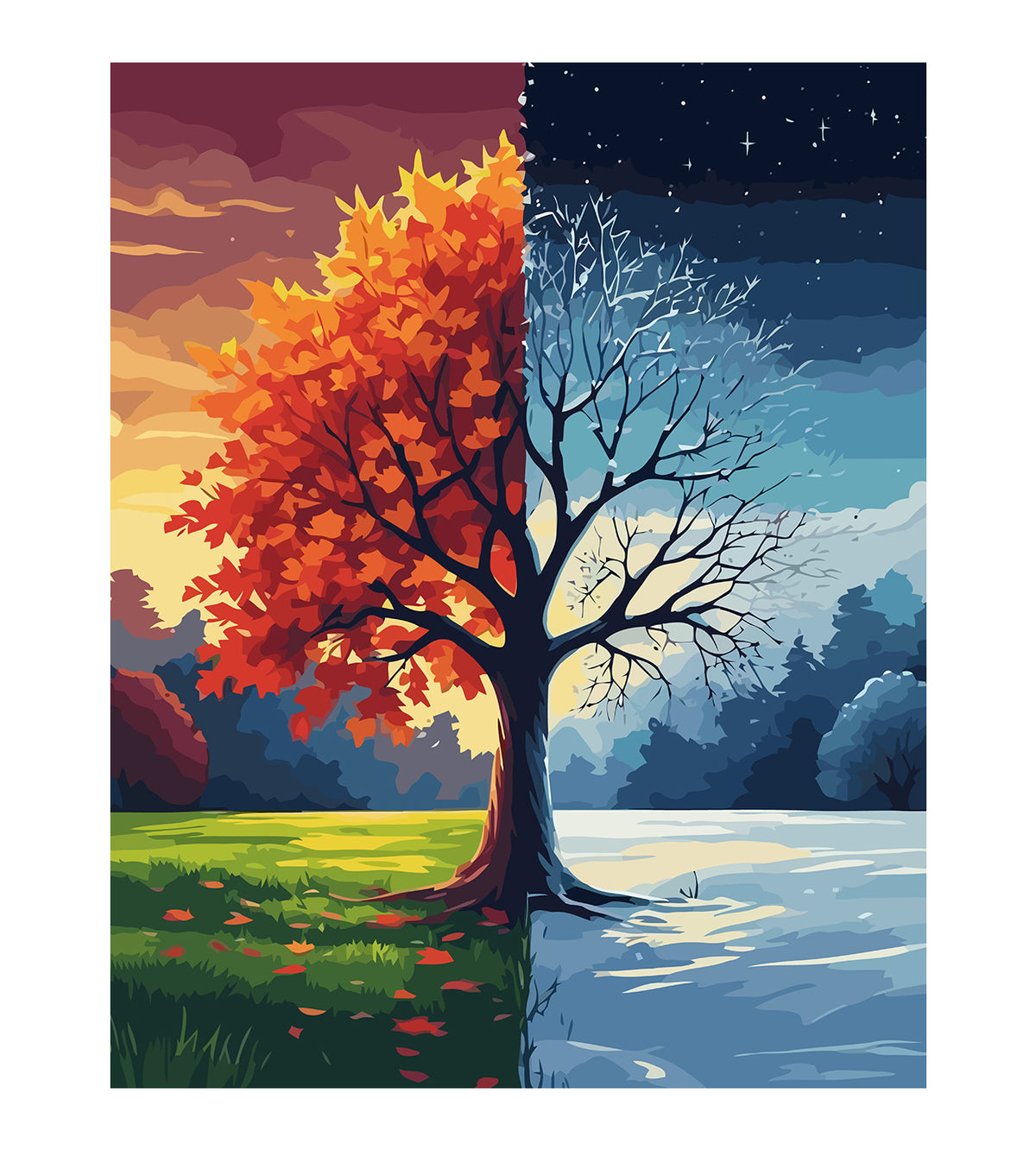 Pictura pe Numere – Iarna si Toamna 6098