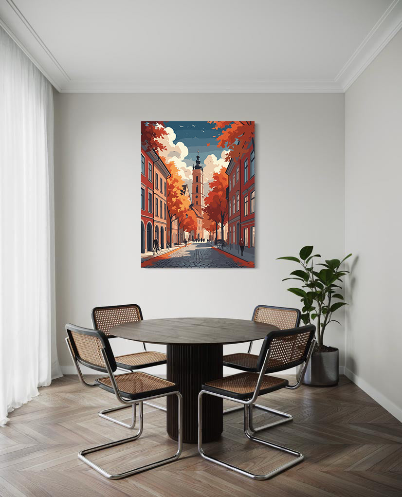 Pictura pe Numere – Toamna in Oras 6099