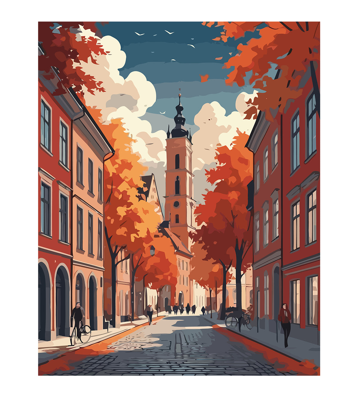 Pictura pe Numere – Toamna in Oras 6099