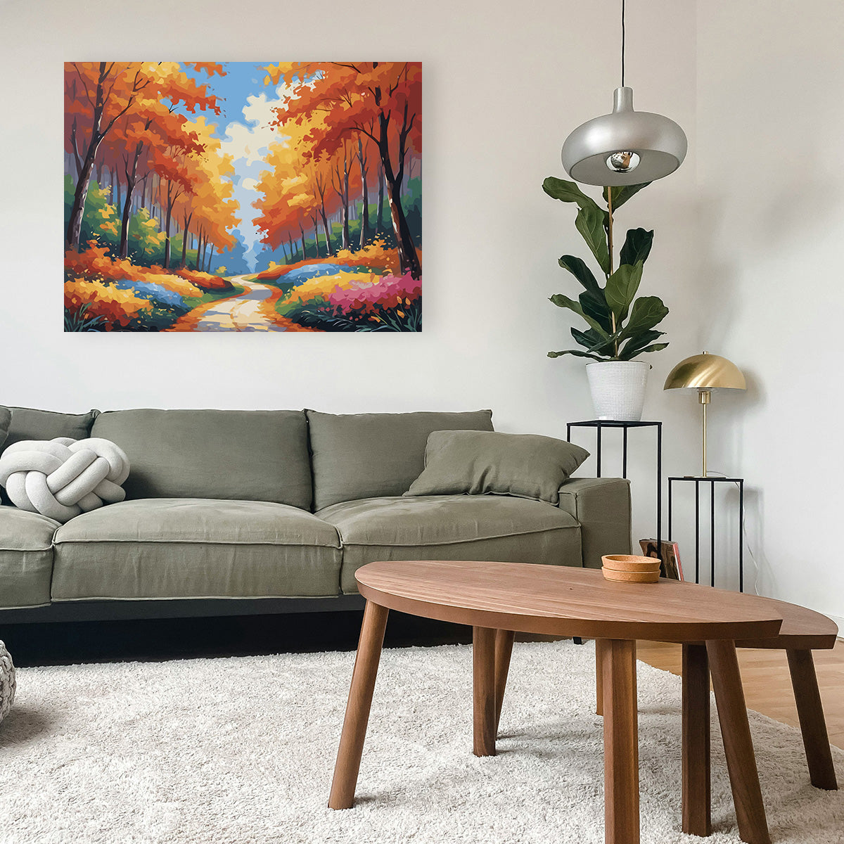 Pictura pe Numere – Peisaj de Toamna 6106