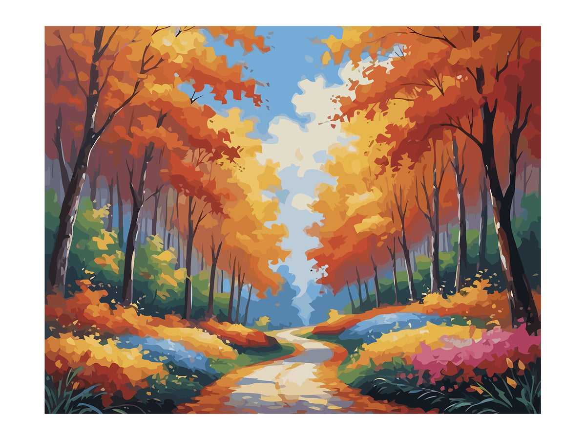 Pictura pe Numere – Peisaj de Toamna 6106