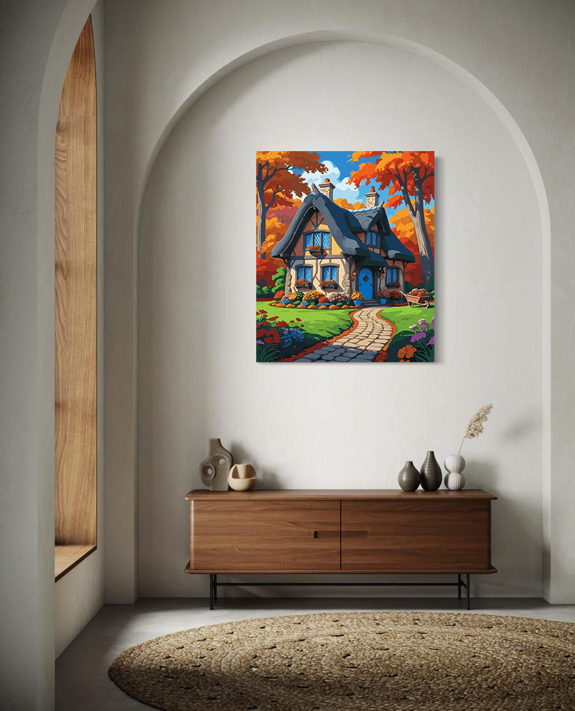 Pictura pe Numere – Casuta in Padure 6110