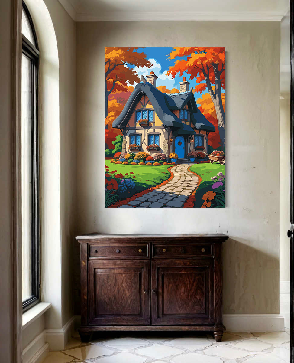 Pictura pe Numere – Casuta in Padure 6110